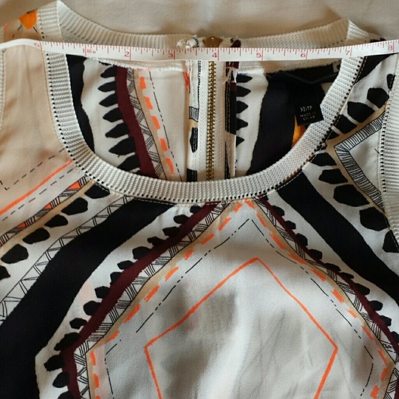 Mossimo Tribal Sheer Sleeveless Graphic Tee XS - Picture 5 of 8